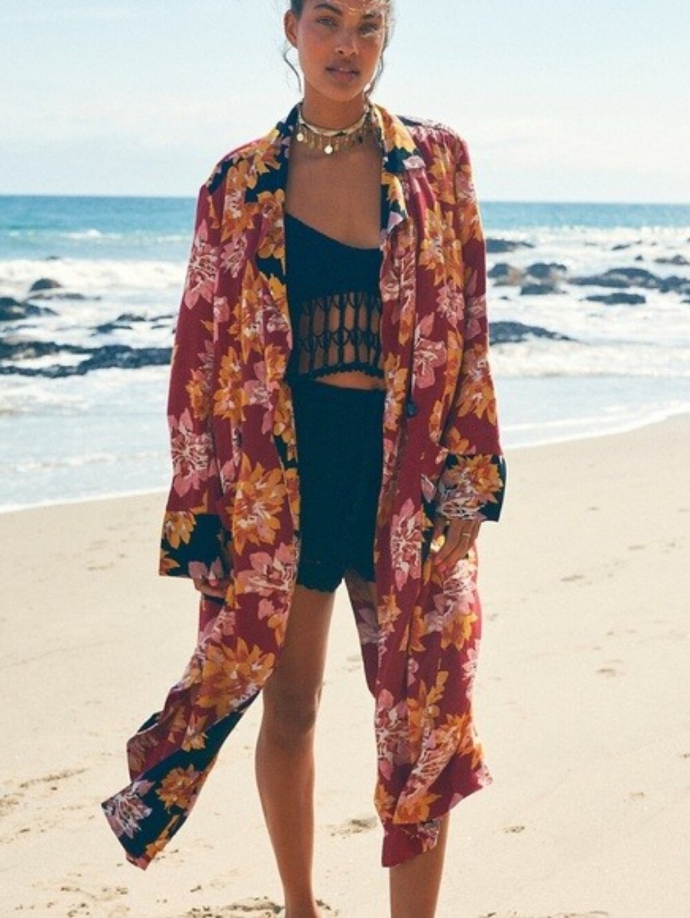 Free People Niya Duster